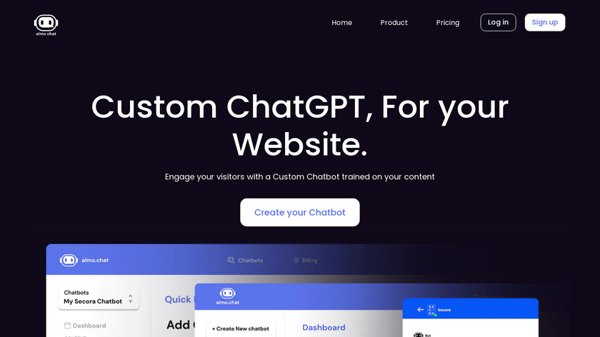 Almo Chat Landing Page