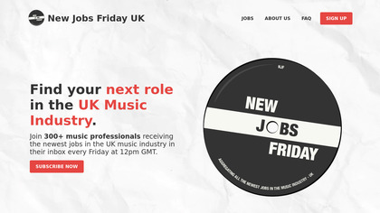 New Jobs Friday UK image