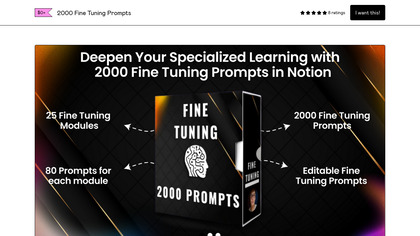 2000 Fine Tuning Prompts screenshot