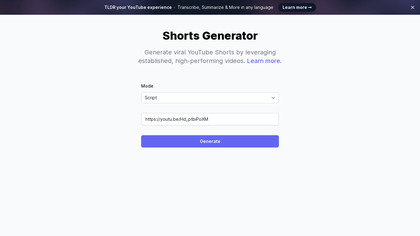 Shorts Generator image