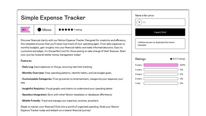The Expense Tracker image