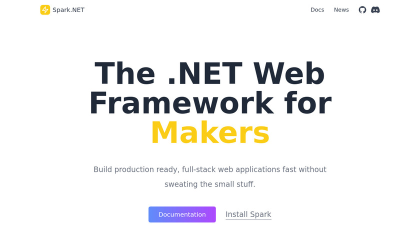 Spark.NET Landing Page