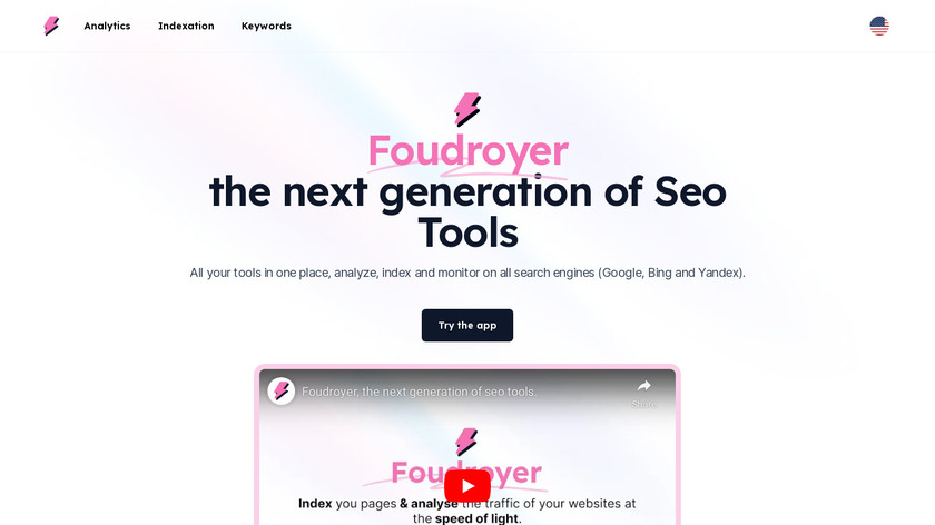 Foudroyer Landing Page