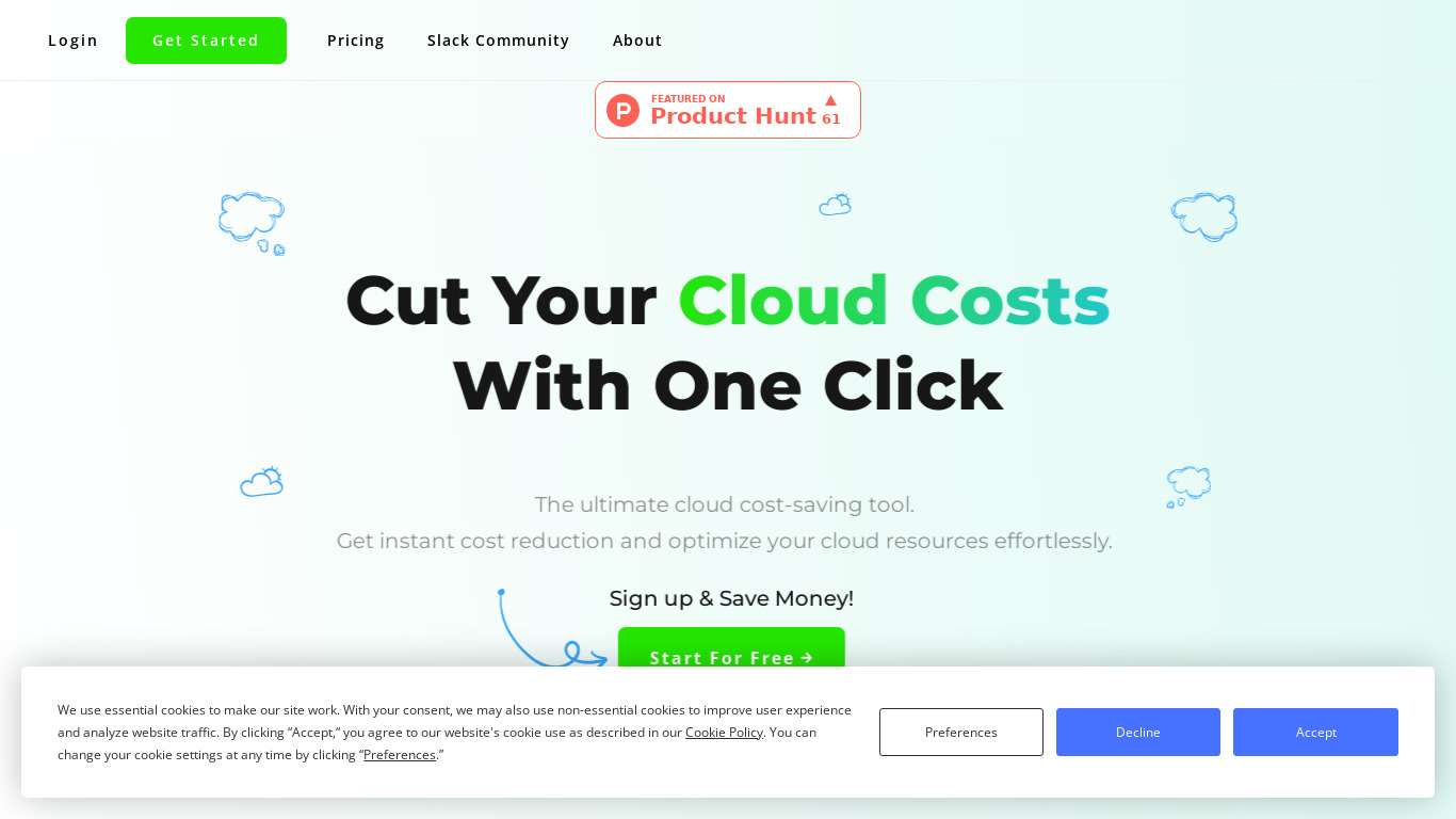 LimeOps Landing page