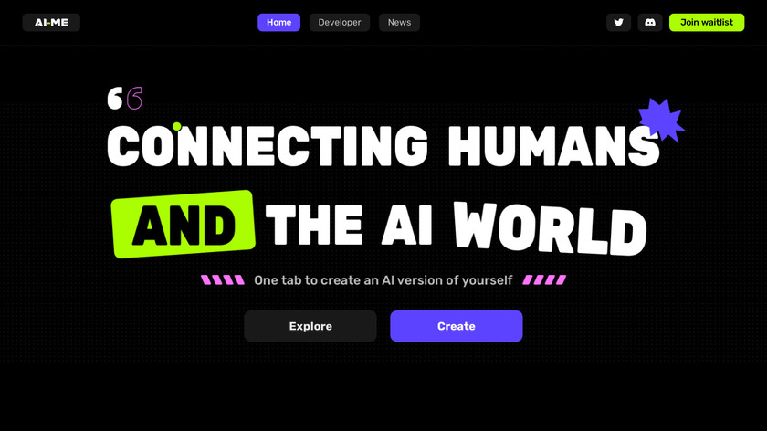 AI-ME Landing Page