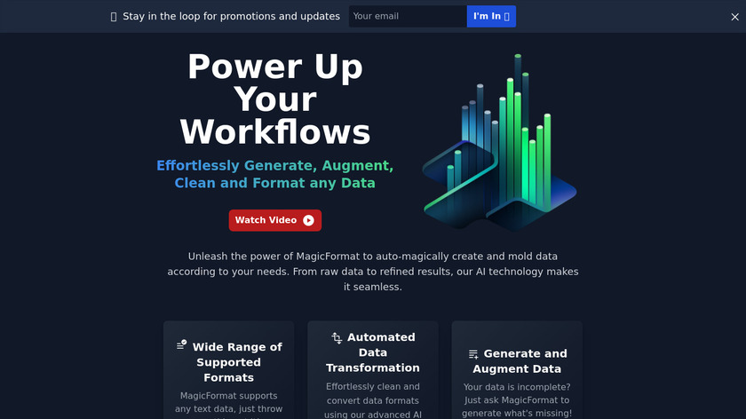 MagicFormat Landing Page