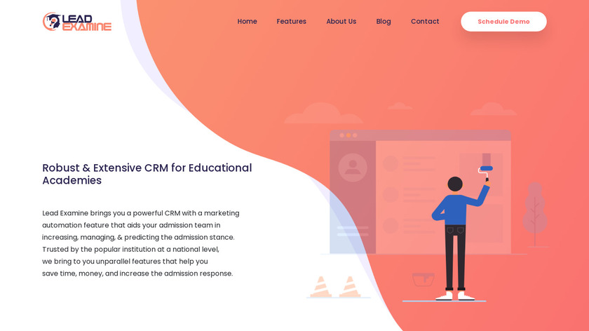 Lead Examine Landing Page