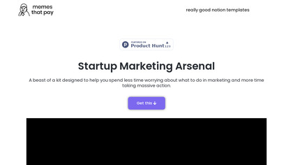 Startup Marketing Arsenal image
