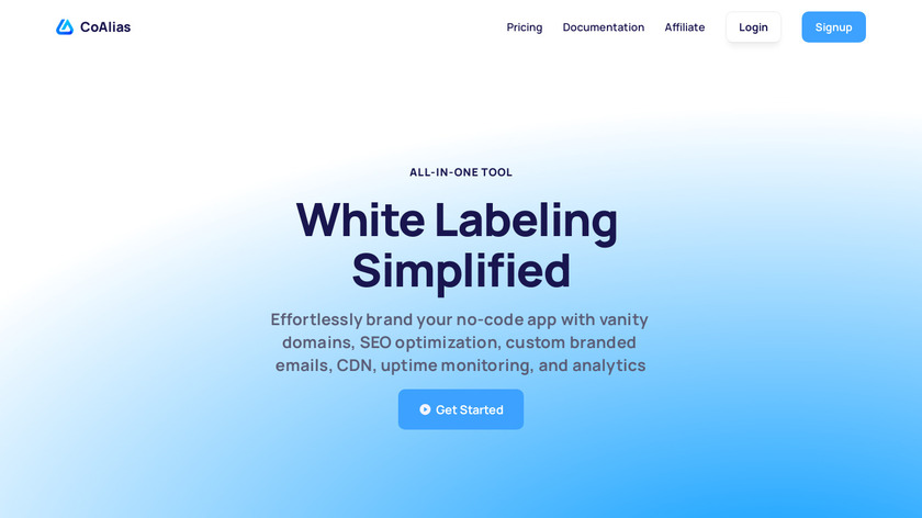 CoAlias Landing Page