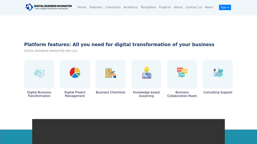 Digital Business Navigator Landing Page