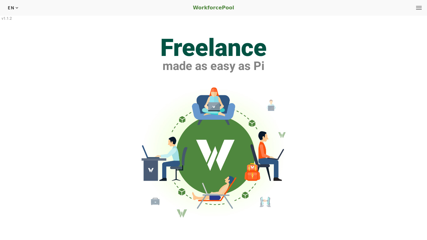 WorkforcePool Landing page