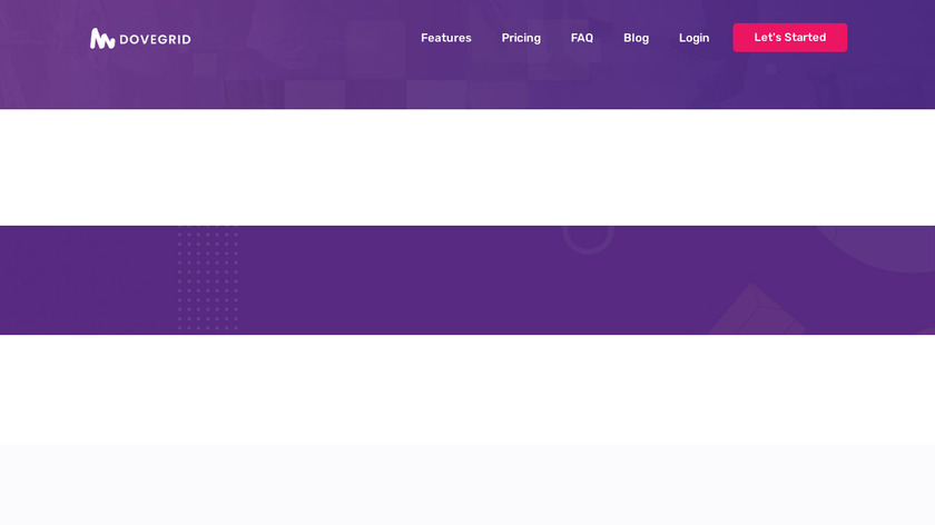 DoveGrid Landing Page