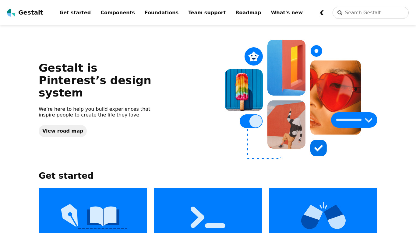 Gestalt Landing page