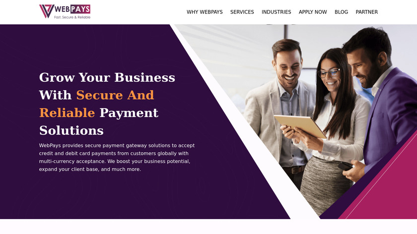 WebPays Landing Page