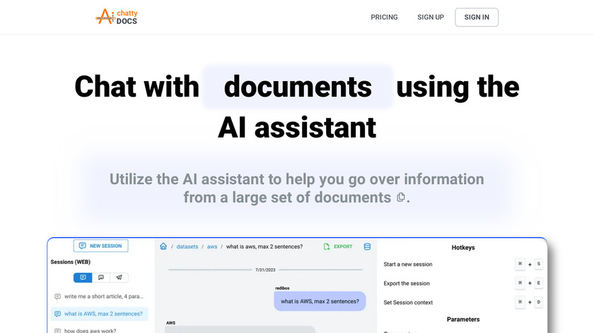 ChattyDocs Landing Page