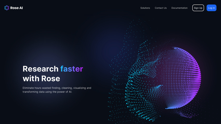 Rose AI Landing Page