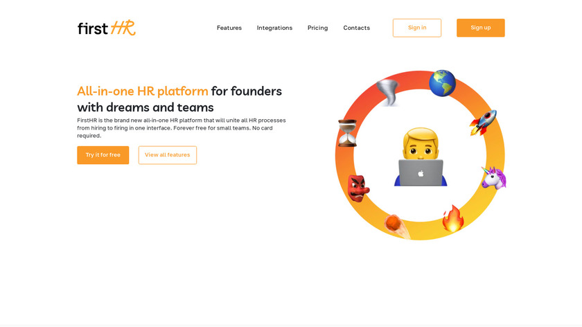 FirstHR Landing Page