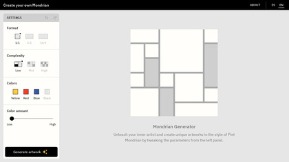 Mondrian Generator image