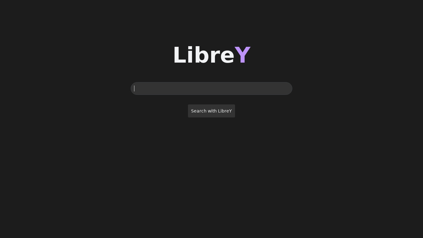 LibreX Landing page
