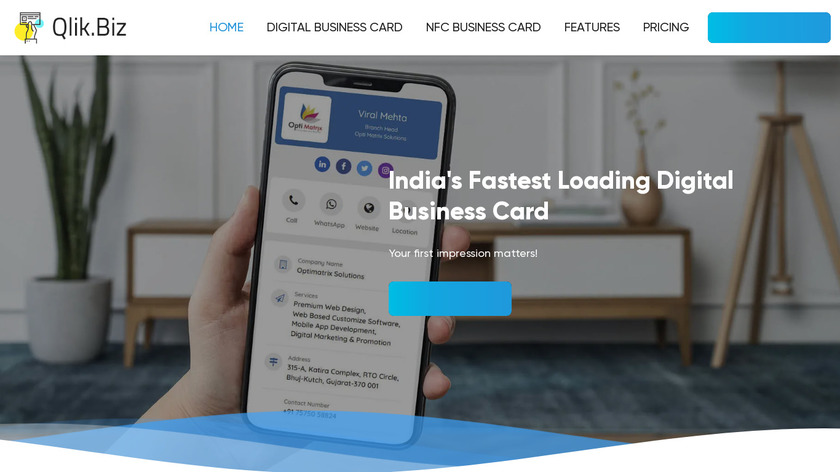 Qlik.Biz Landing Page