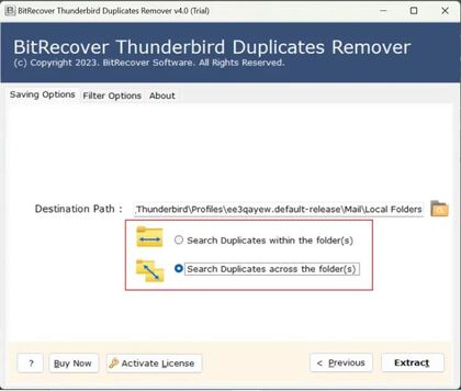 BitRecover Thunderbird Duplicate Remover image