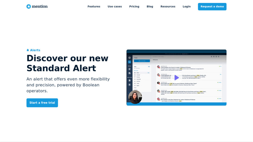 Standard Alert by Mention Landing Page