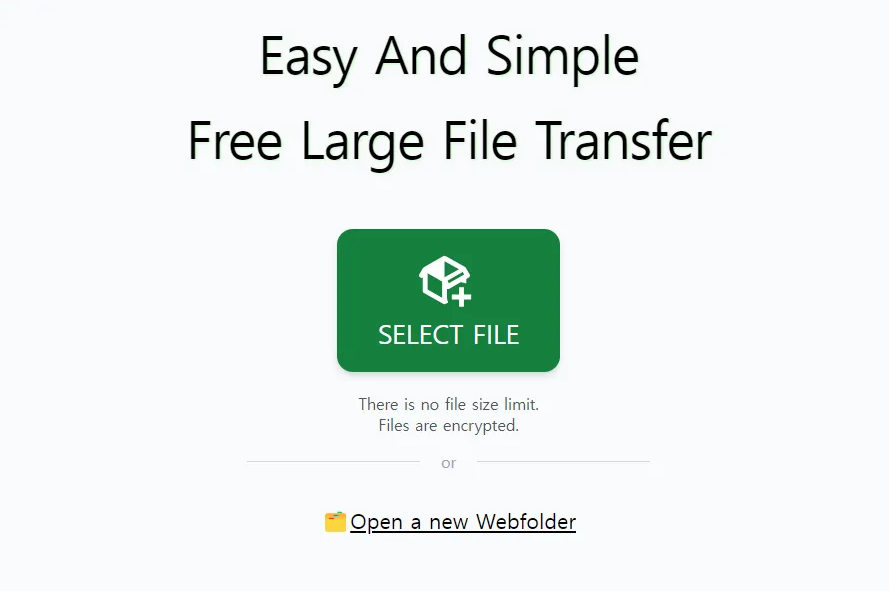 file.kiwi Landing page