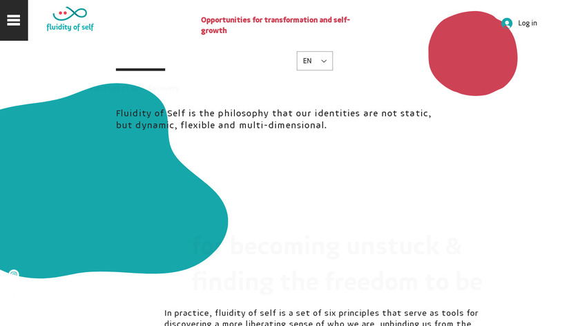 Fluidity Of Self Landing Page