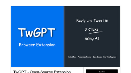 TwGPT (Open-Source Extension) image