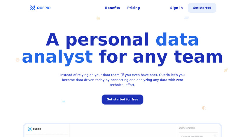 Querio Landing Page