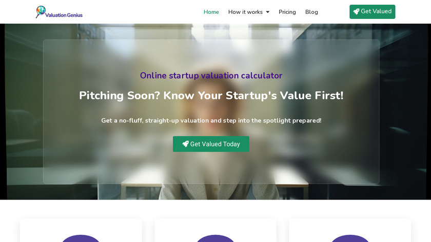 ValuationGenius Landing Page