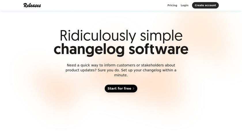 Releases - Changelog Software Landing Page