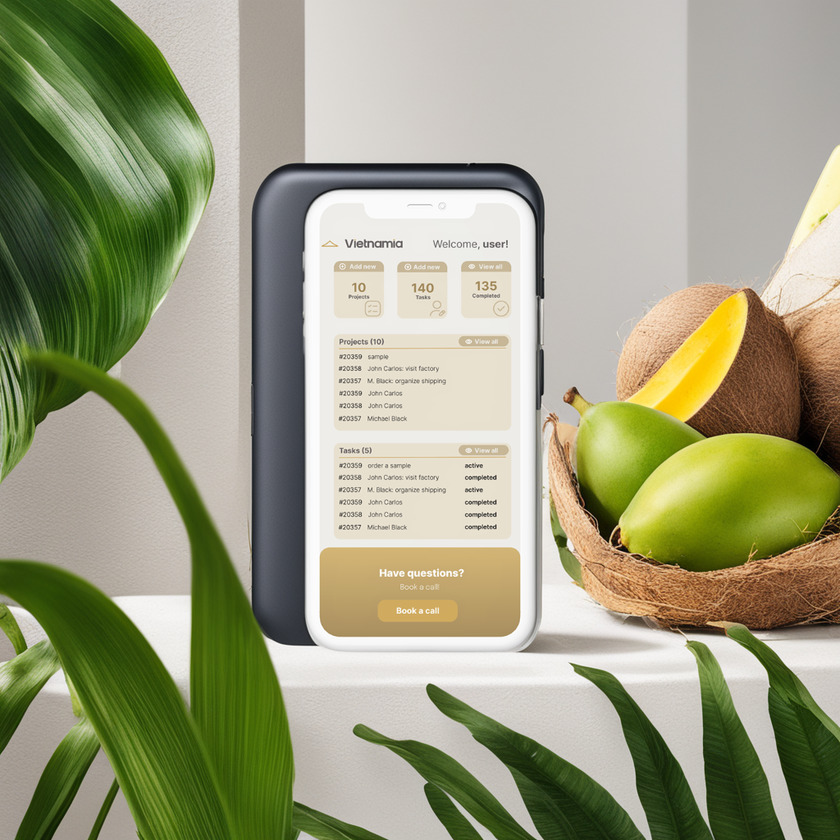 Vietnamia Landing Page