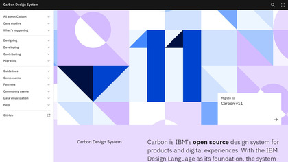 Carbon Design System screenshot