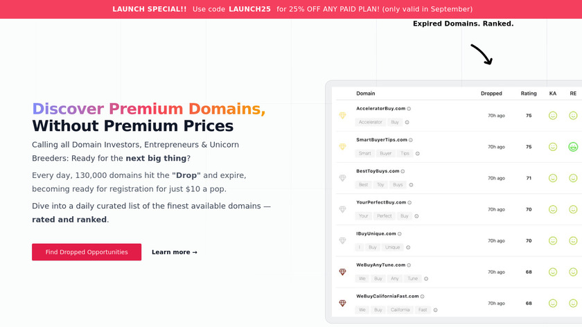 Dropped Hub Landing Page