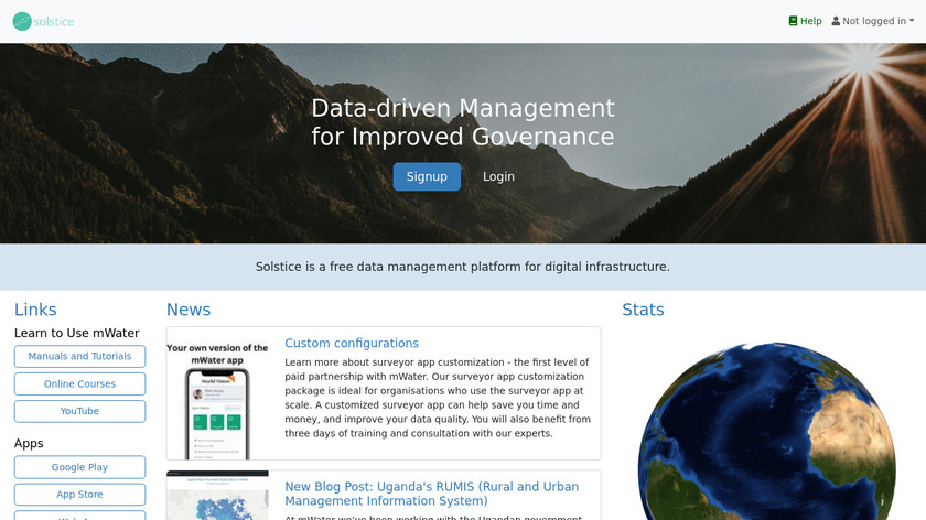 Solstice Landing Page