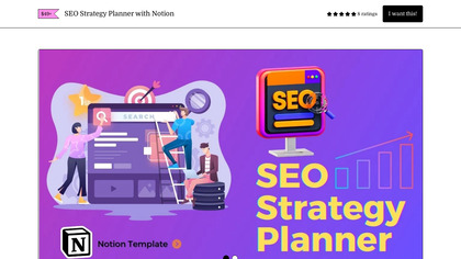 SEO Strategy Planner in Notion image