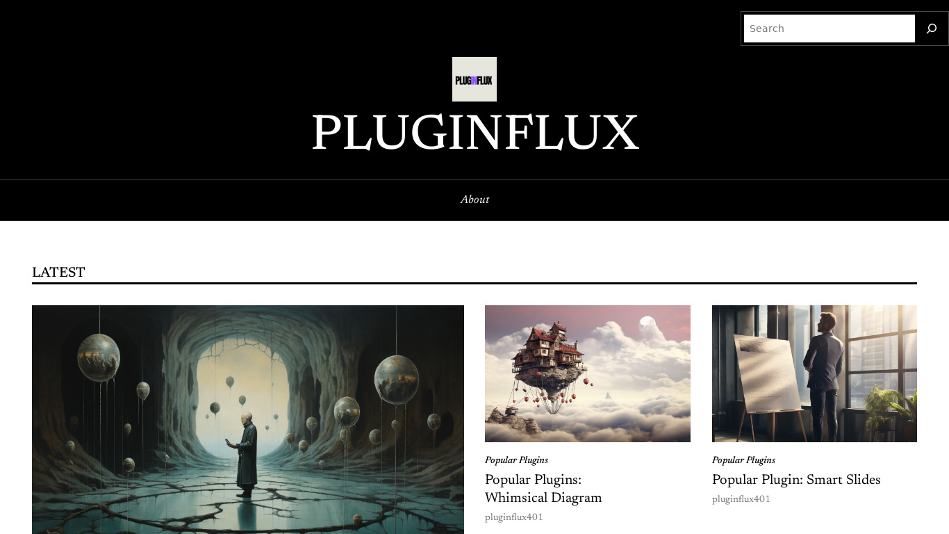 Pluginflux Landing page