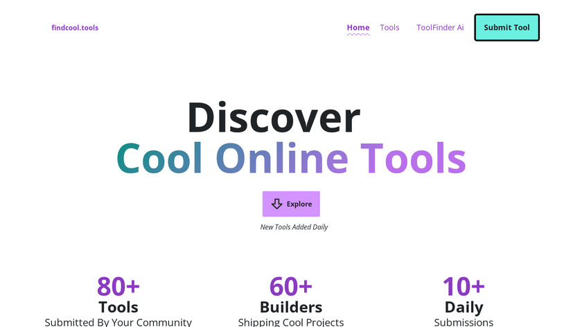 findcool.tools Landing Page