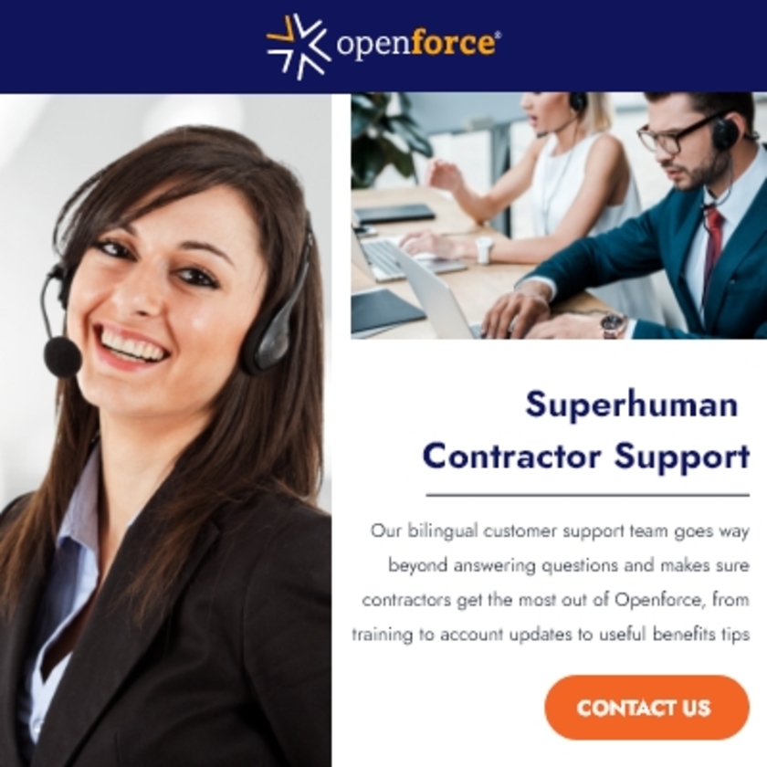 Openforce Landing Page