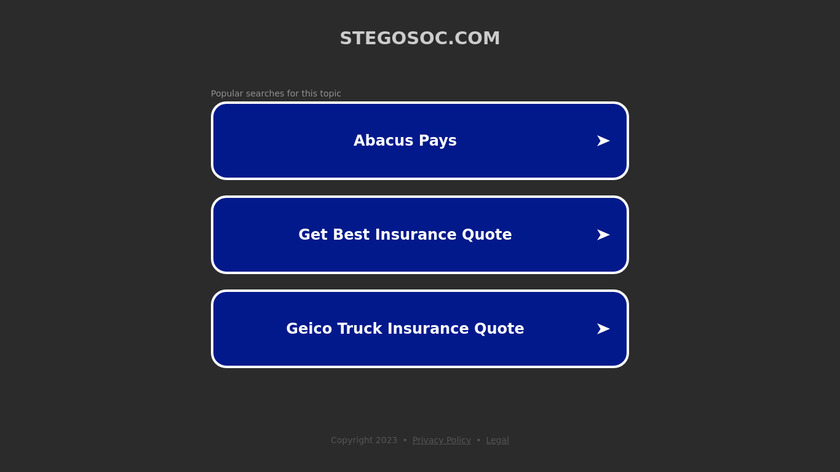 StegoSOC Landing Page