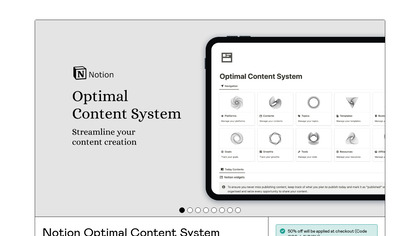 Notion Optimal Content System image