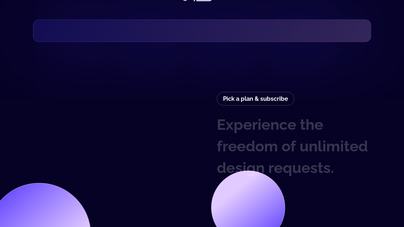 DesignPlusMotion Landing page