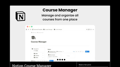 Notion Course Manager image