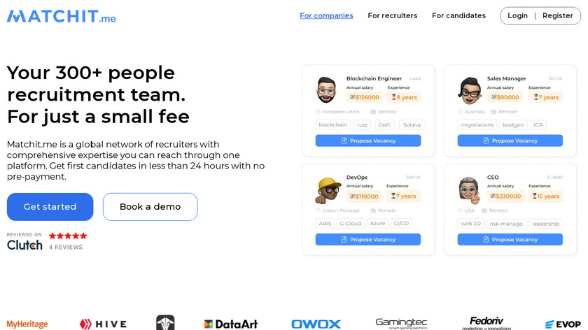 Matchit.me Landing Page