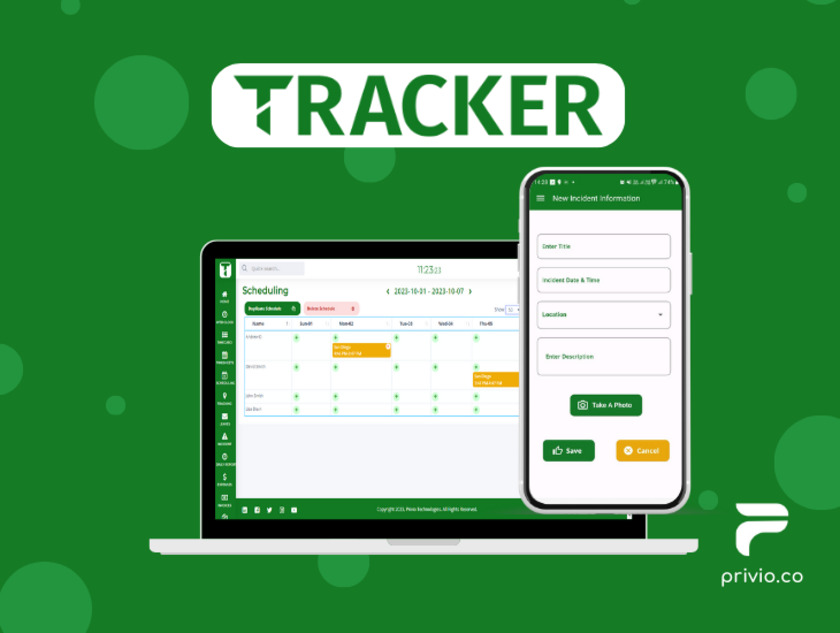 Privio Tracker Landing Page