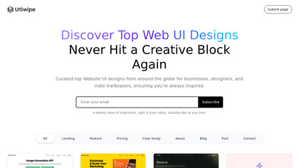 UISwipe image