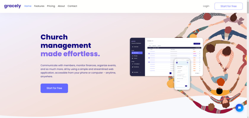 Gracely.io Landing Page