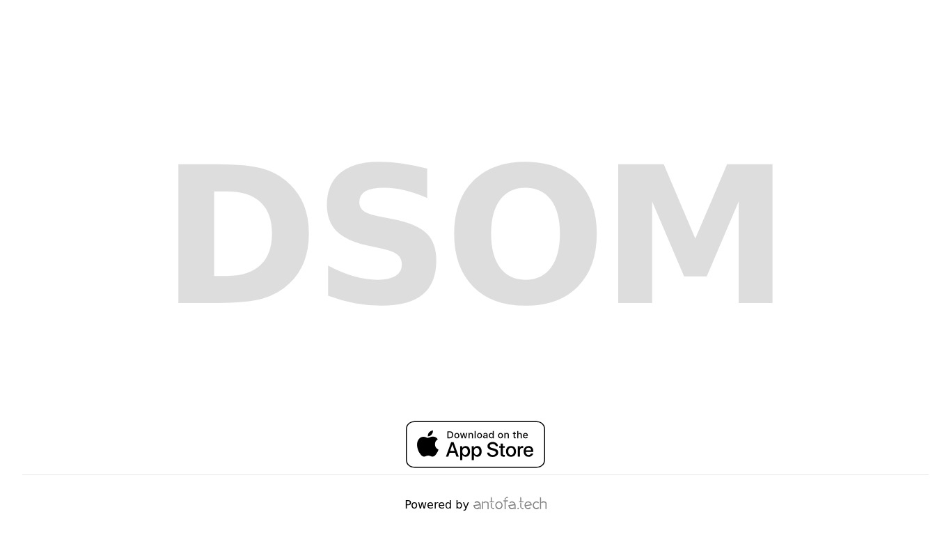 Dussom Landing page