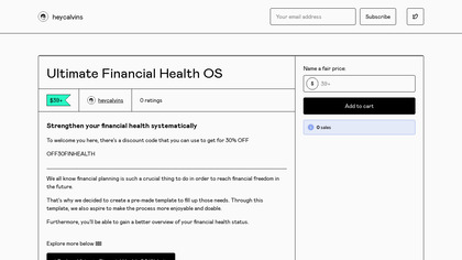 Ultimate Financial Health OS image